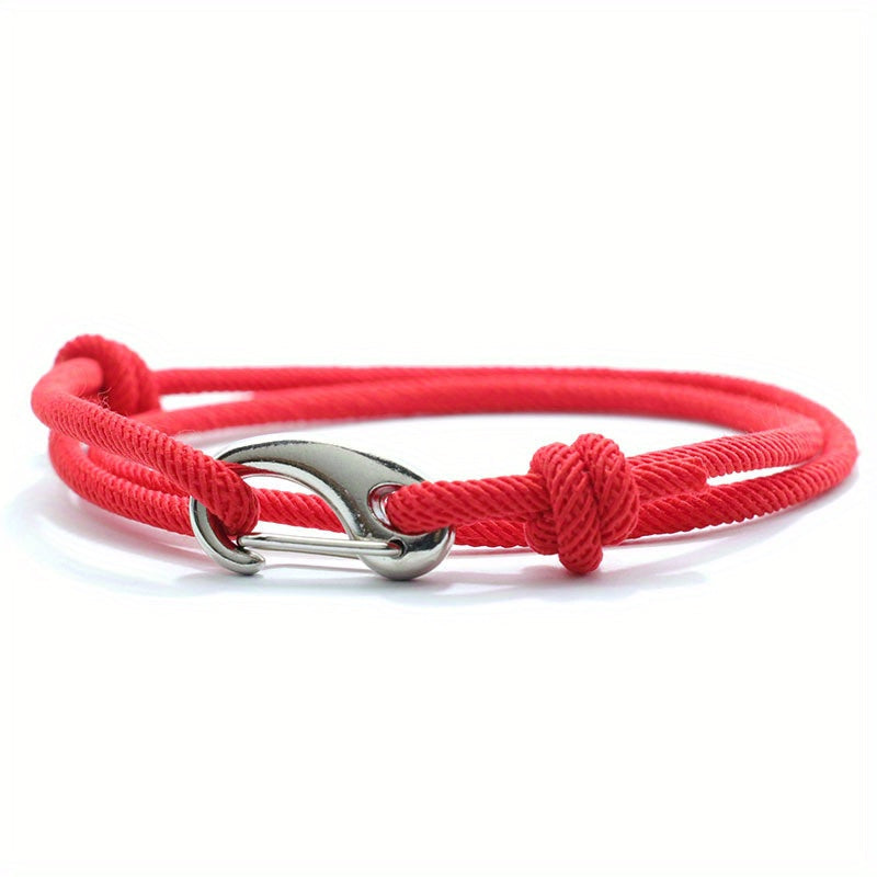 Bracelet homme à ancre marine