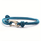 Bracelet homme à ancre marine