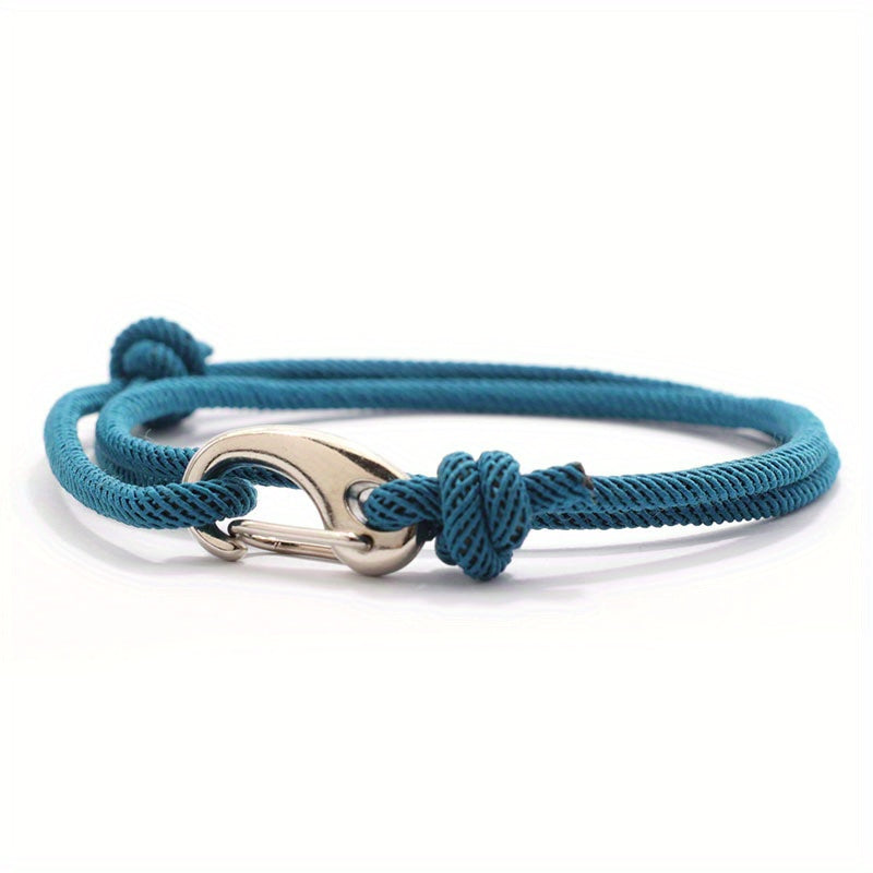 Bracelet homme à ancre marine