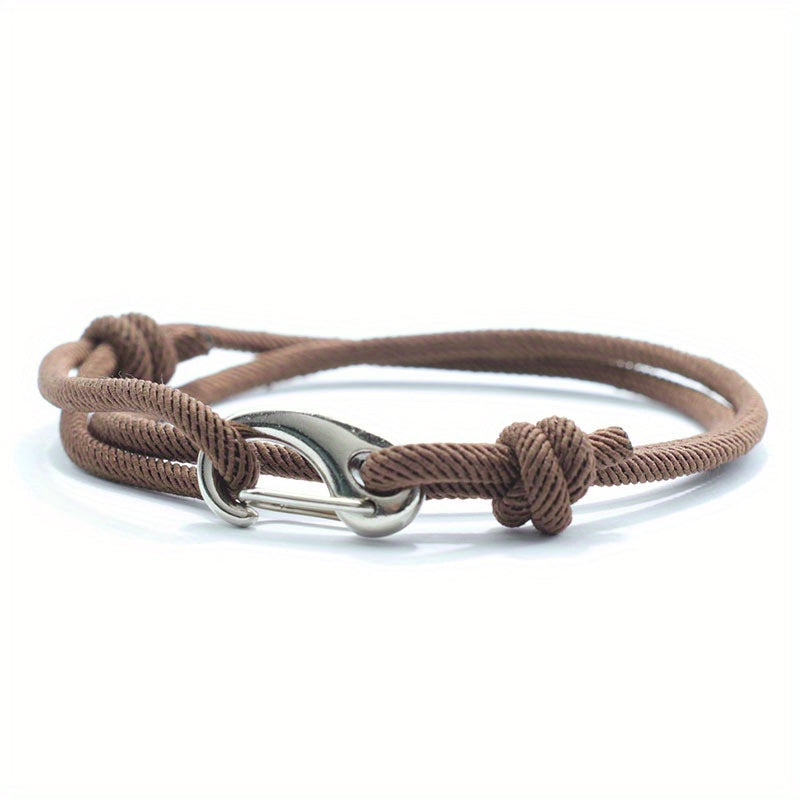 Bracelet homme à ancre marine