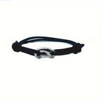Bracelet homme à ancre marine