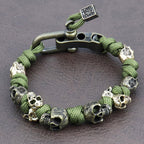 Bracelet homme à cordon perlé