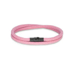 Bracelet homme tressé double tour