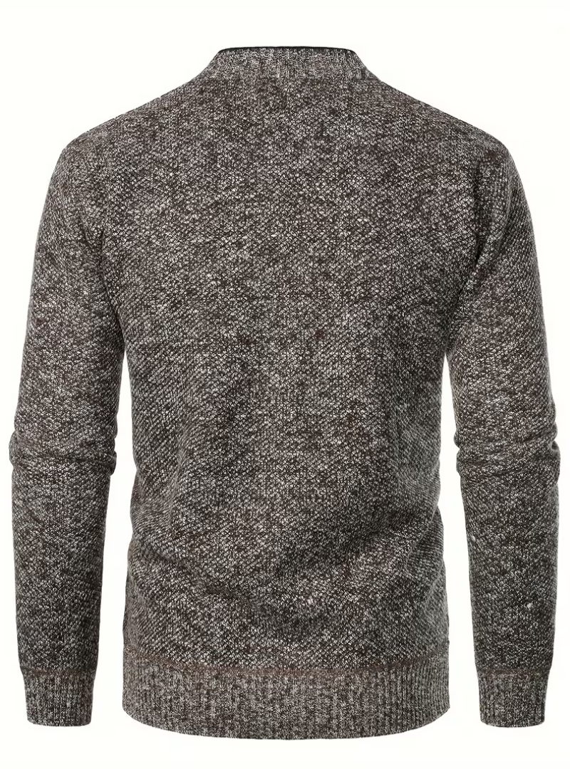 Cardigan à col V boutonné pour homme