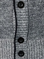 Cardigan à col V boutonné pour homme