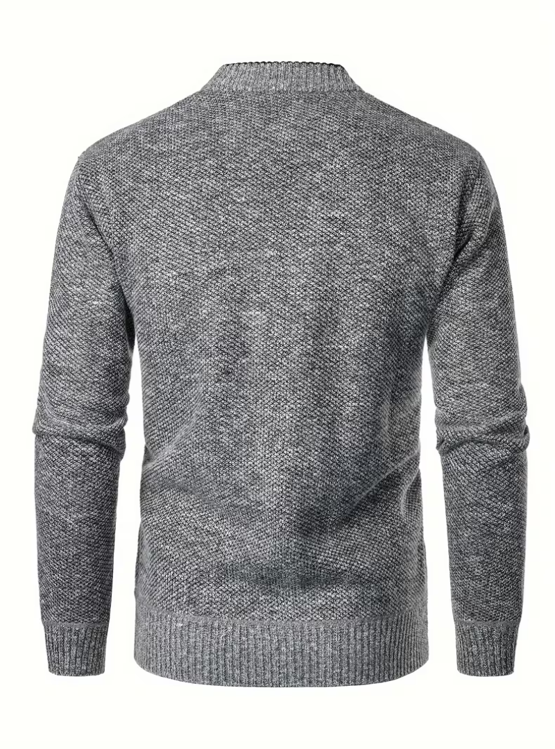 Cardigan à col V boutonné pour homme