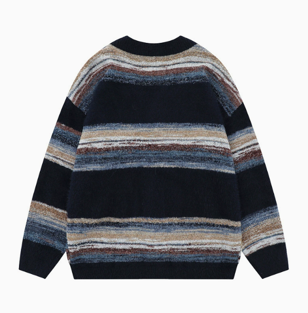 Cardigan Homme Avec Rayures