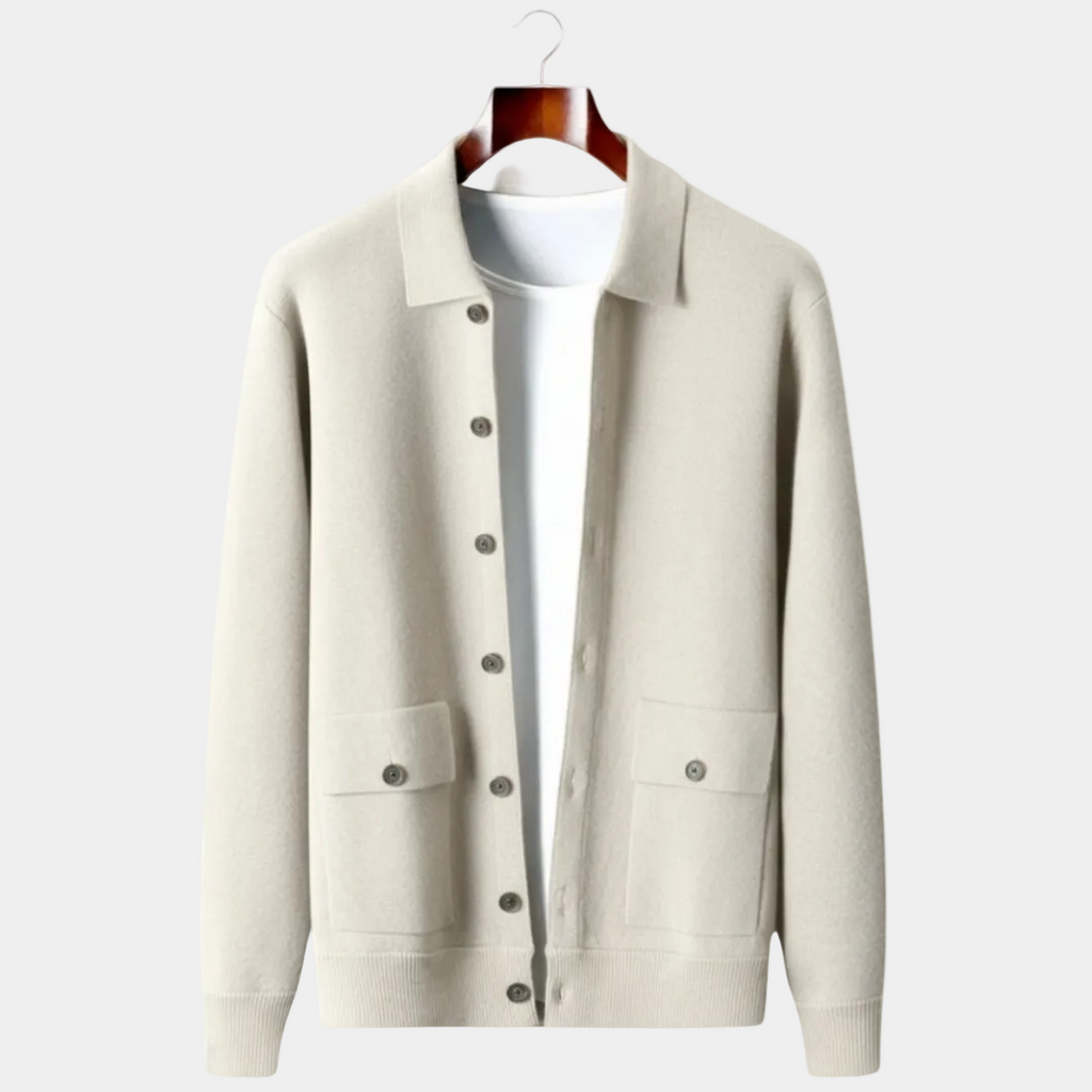 Cardigan homme boutonné