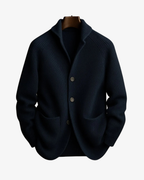 Cardigan homme en maille à col châle