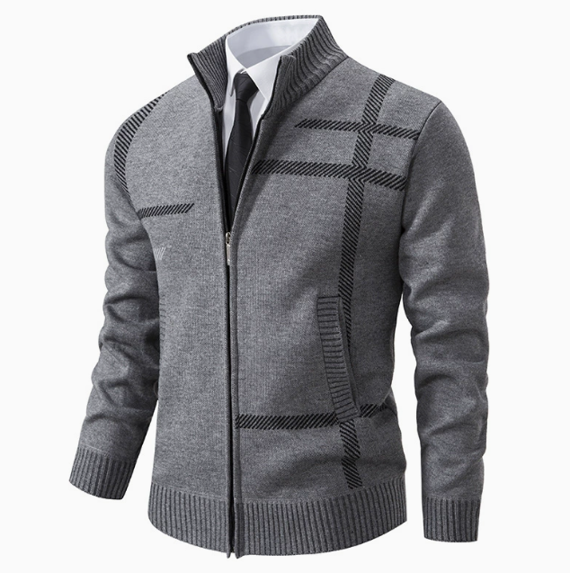 Cardigan homme zippé