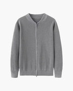 Cardigan zippé en maille pour homme