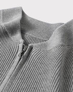 Cardigan zippé en maille pour homme