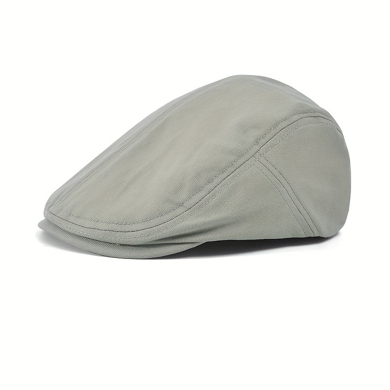 Casquette plate homme unie