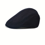 Casquette plate homme unie