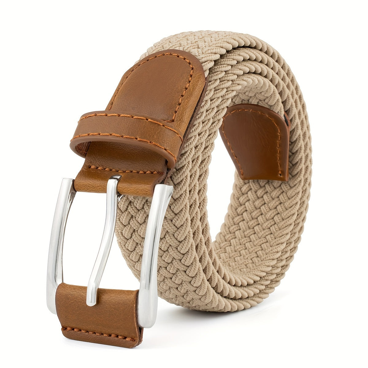 Ceinture homme tressée ajustable