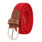 Ceinture homme tressée bicolore