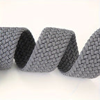 Ceinture homme tressée élastique