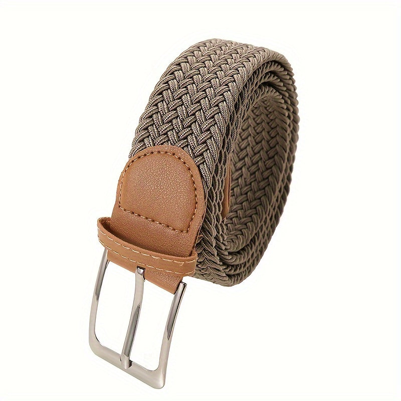 Ceinture homme tressée élastique