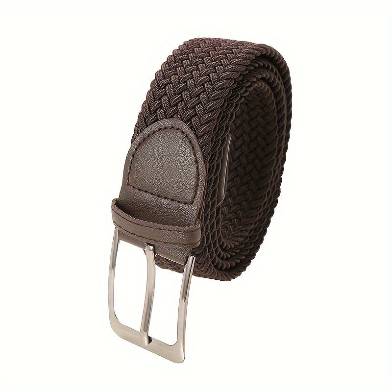 Ceinture homme tressée élastique