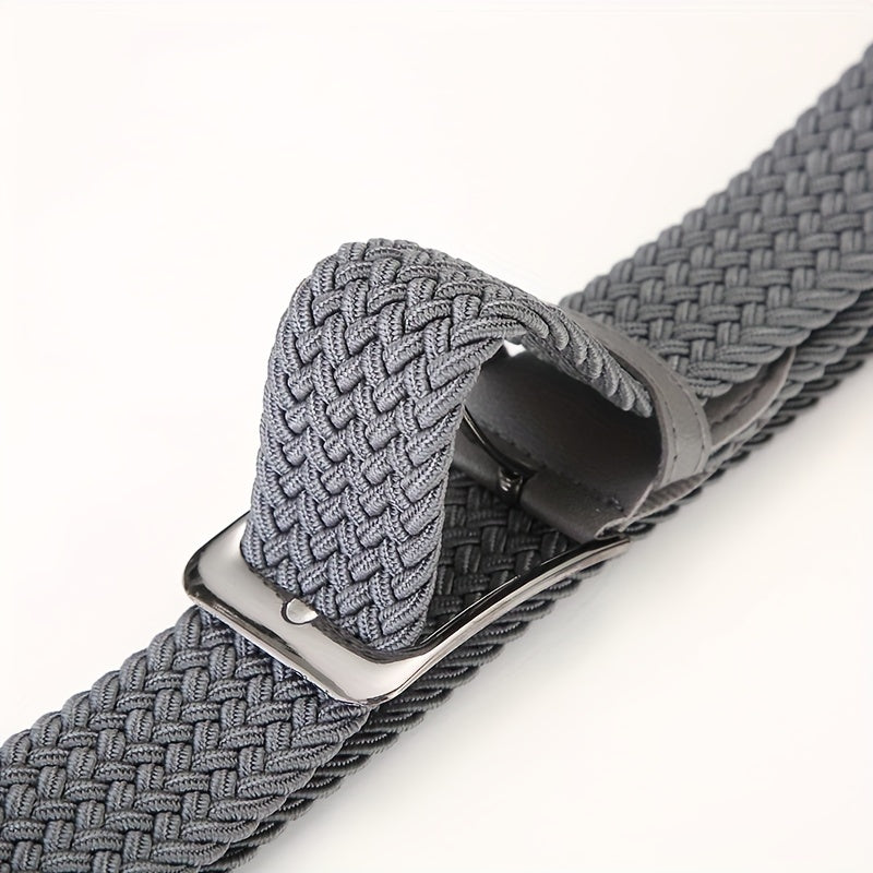 Ceinture homme tressée élastique