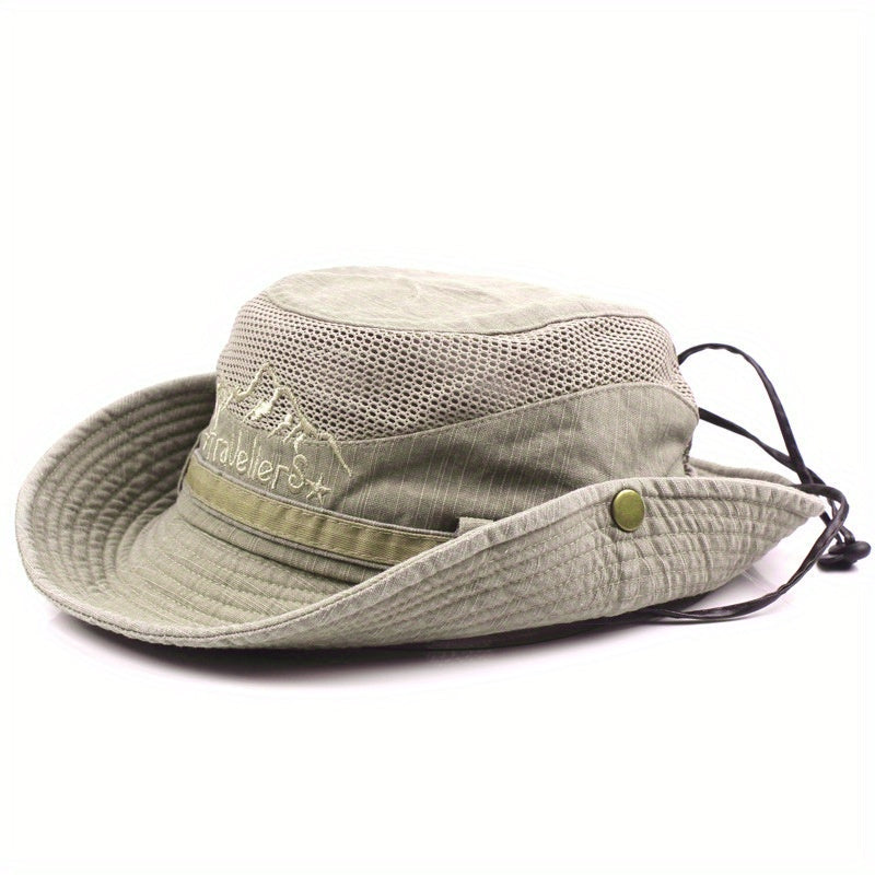 Chapeau de randonnée homme à large bord
