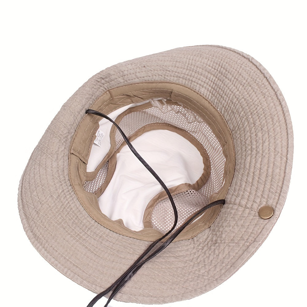 Chapeau de randonnée homme à large bord