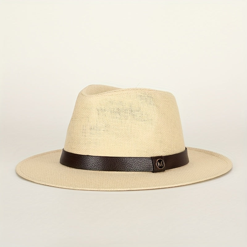 Chapeau fedora homme à large bord