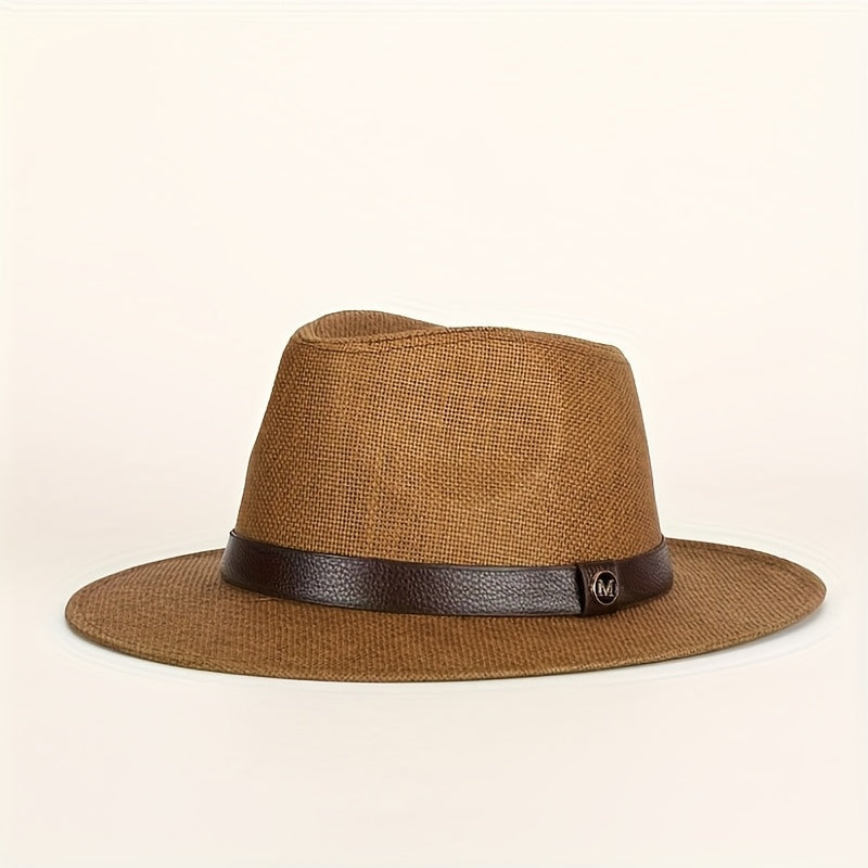 Chapeau fedora homme à large bord