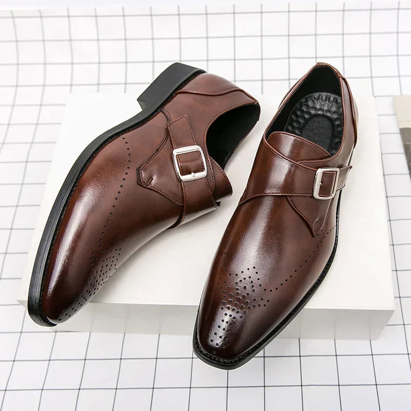 Chaussures de ville pour hommes avec boucle