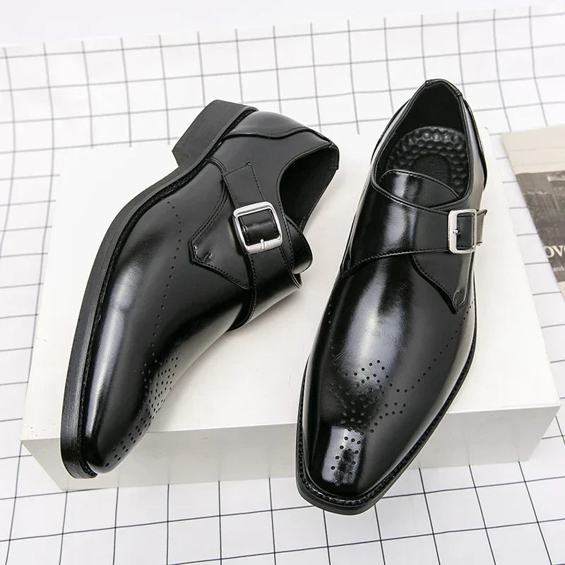 Chaussures de ville pour hommes avec boucle