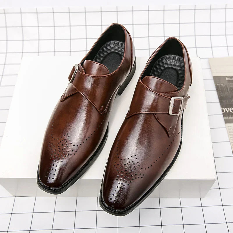 Chaussures de ville pour hommes avec boucle