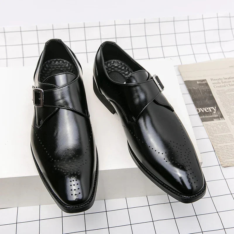 Chaussures de ville pour hommes avec boucle