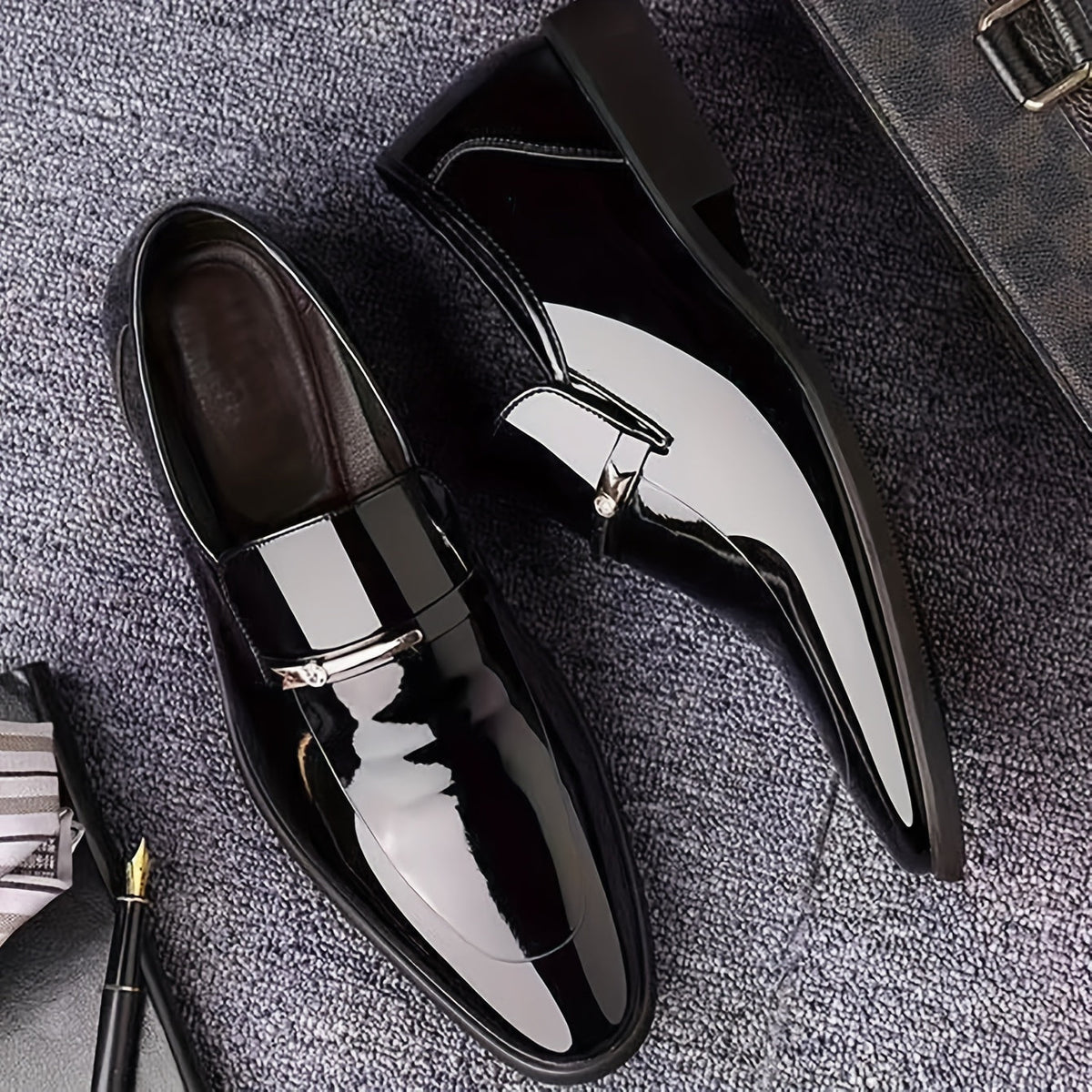 Chaussures Habillées Homme Vernies à Enfiler