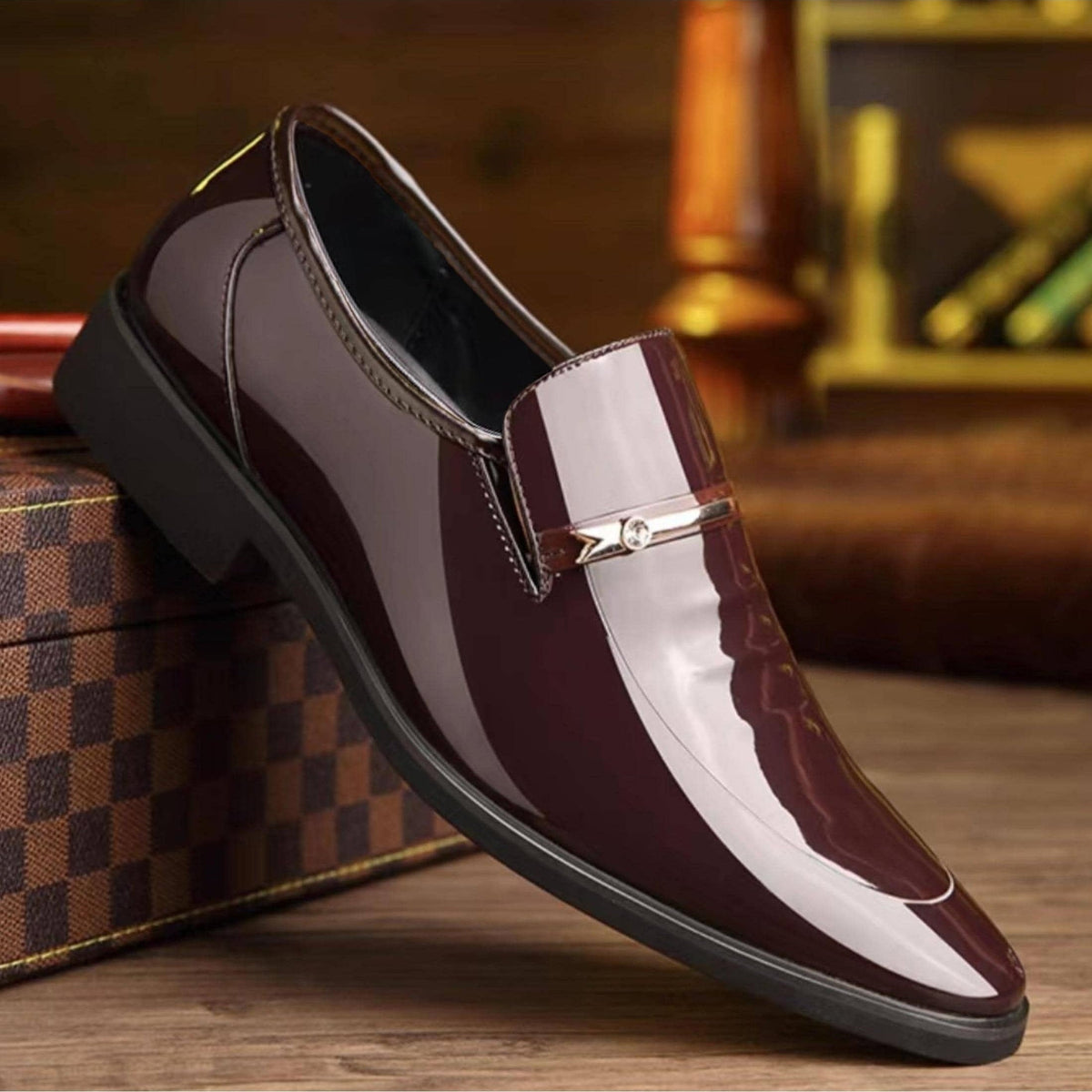 Chaussures Habillées Homme Vernies à Enfiler