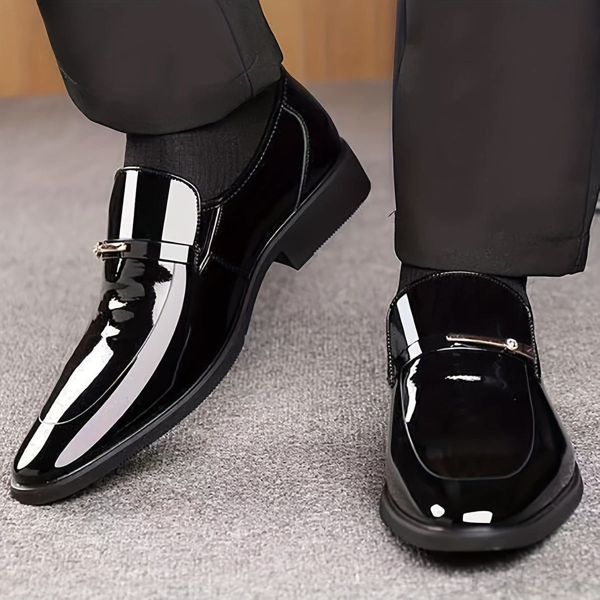 Chaussures Habillées Homme Vernies à Enfiler