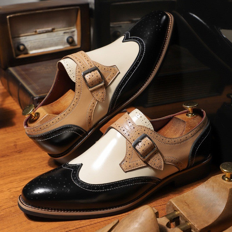 Chaussures homme à boucle
