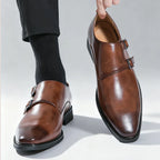 Chaussures homme à double boucle