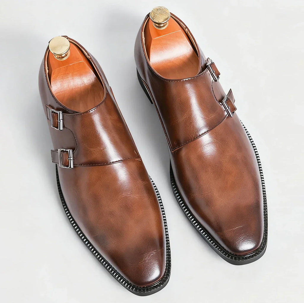 Chaussures homme à double boucle