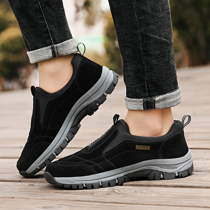 Chaussures homme à enfiler crantées