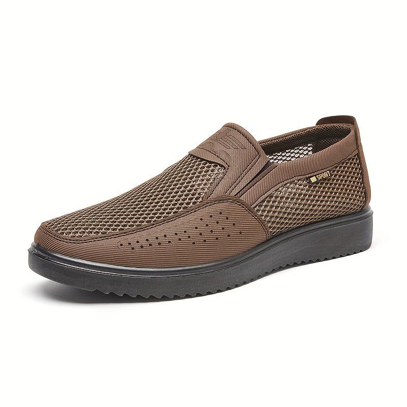 Chaussures homme à enfiler en maille