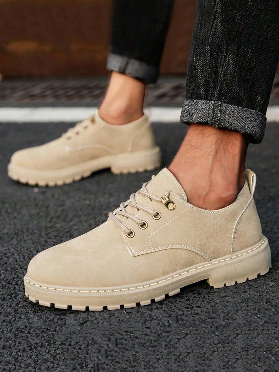 Chaussures homme à lacets crantées
