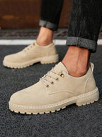 Chaussures homme à lacets crantées