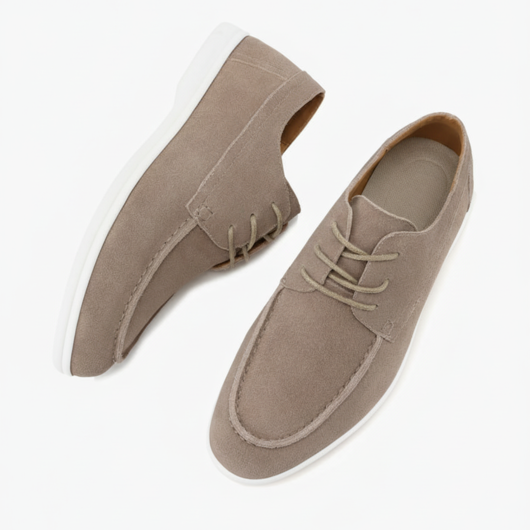 Chaussures homme à lacets et bout mocassin