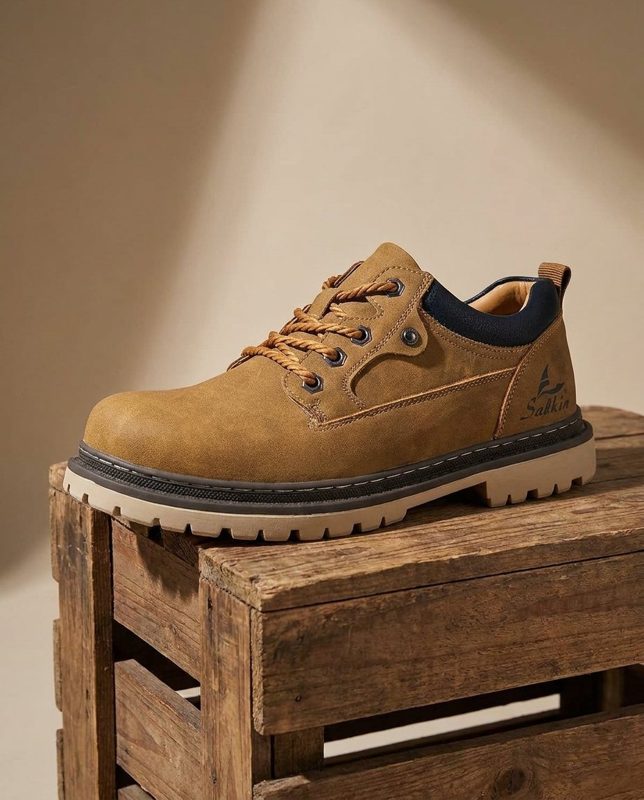 Chaussures homme à lacets semelle crantée