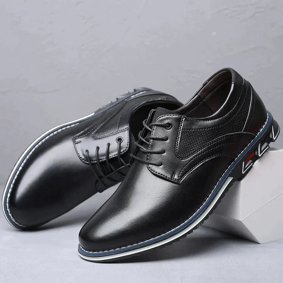Chaussures homme à lacets semelle épaisse