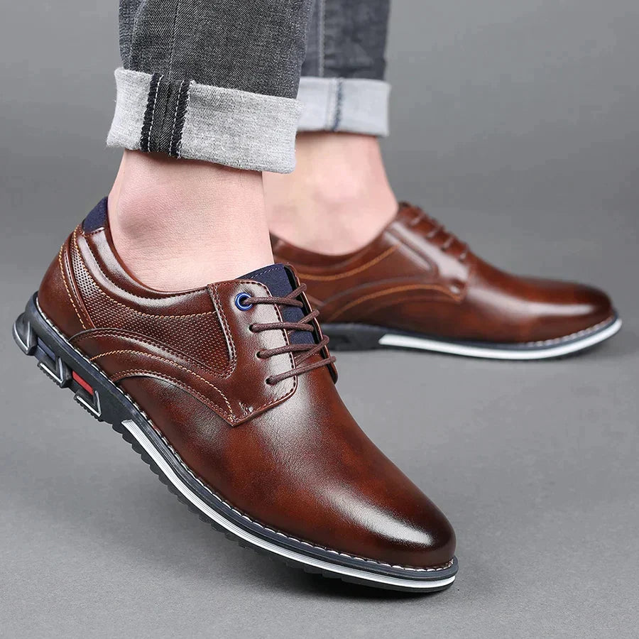 Chaussures homme à lacets semelle épaisse