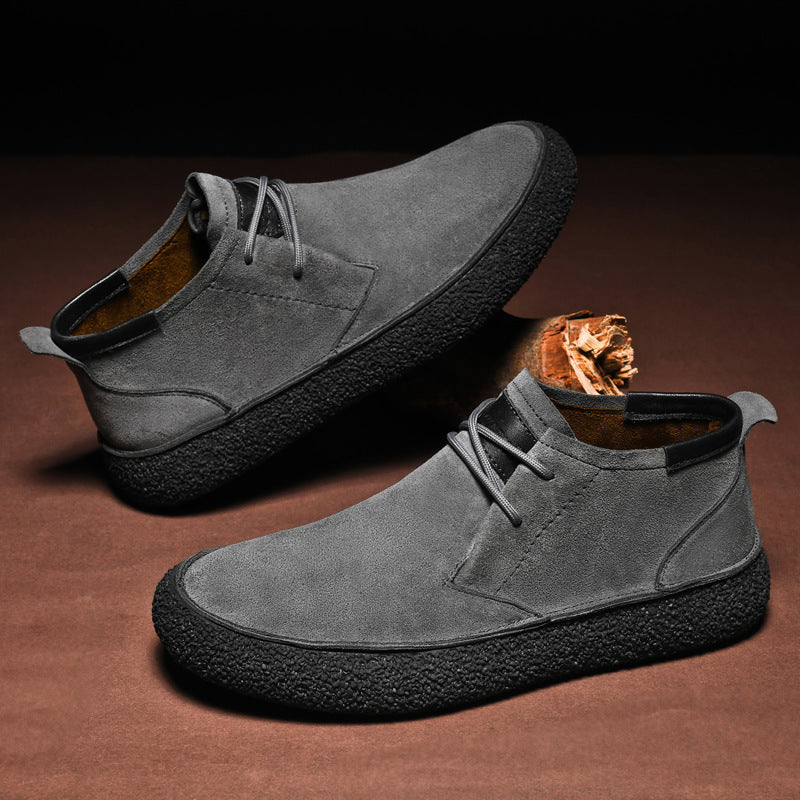 Chaussures homme montantes à lacets