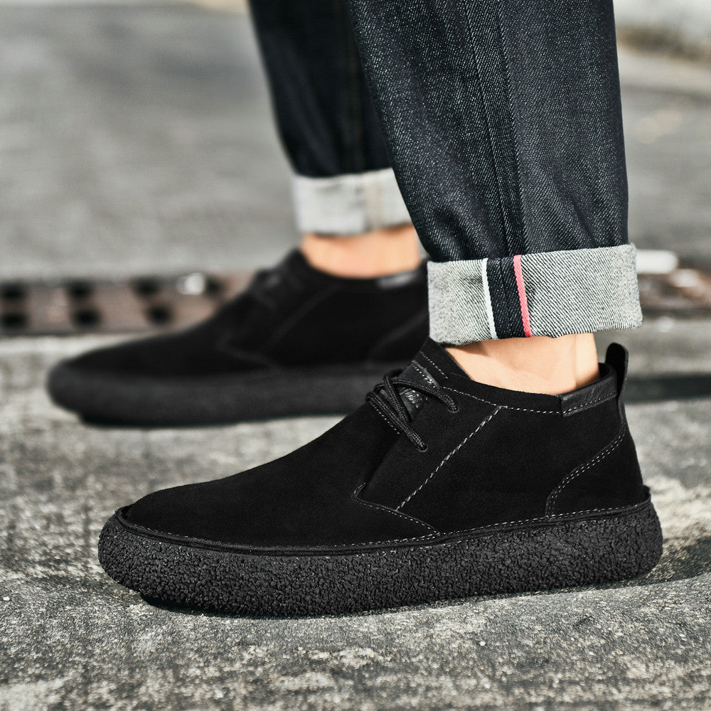 Chaussures homme montantes à lacets