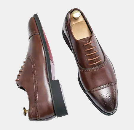 Chaussures homme à lacets bout droit