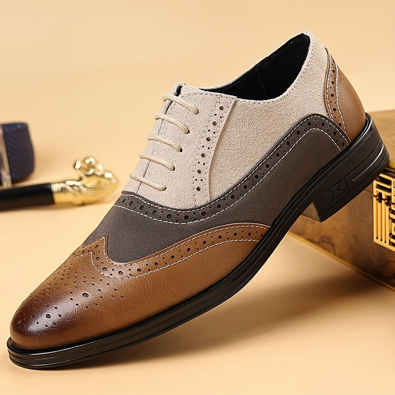 Chaussures richelieu homme bicolores